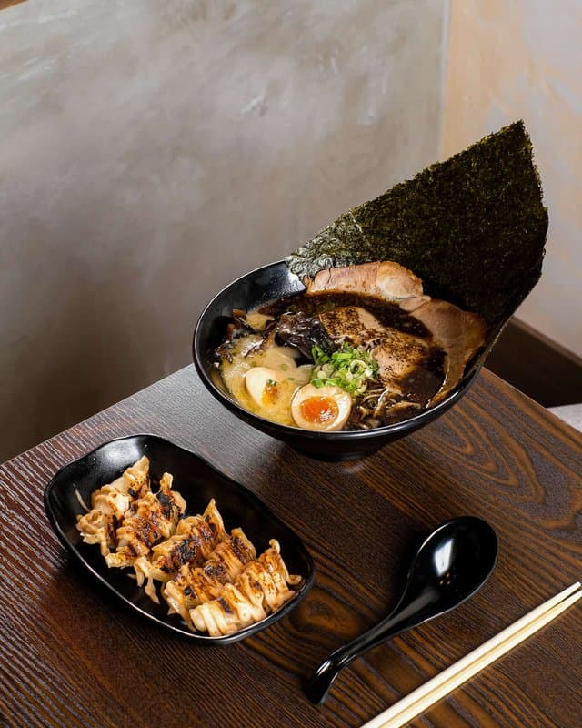 Garlic Tonkotsu Ramen with all Topping