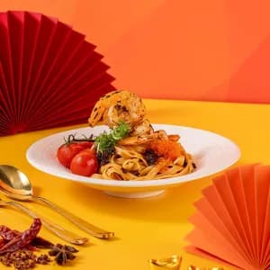 MALA-KISSED PASTA